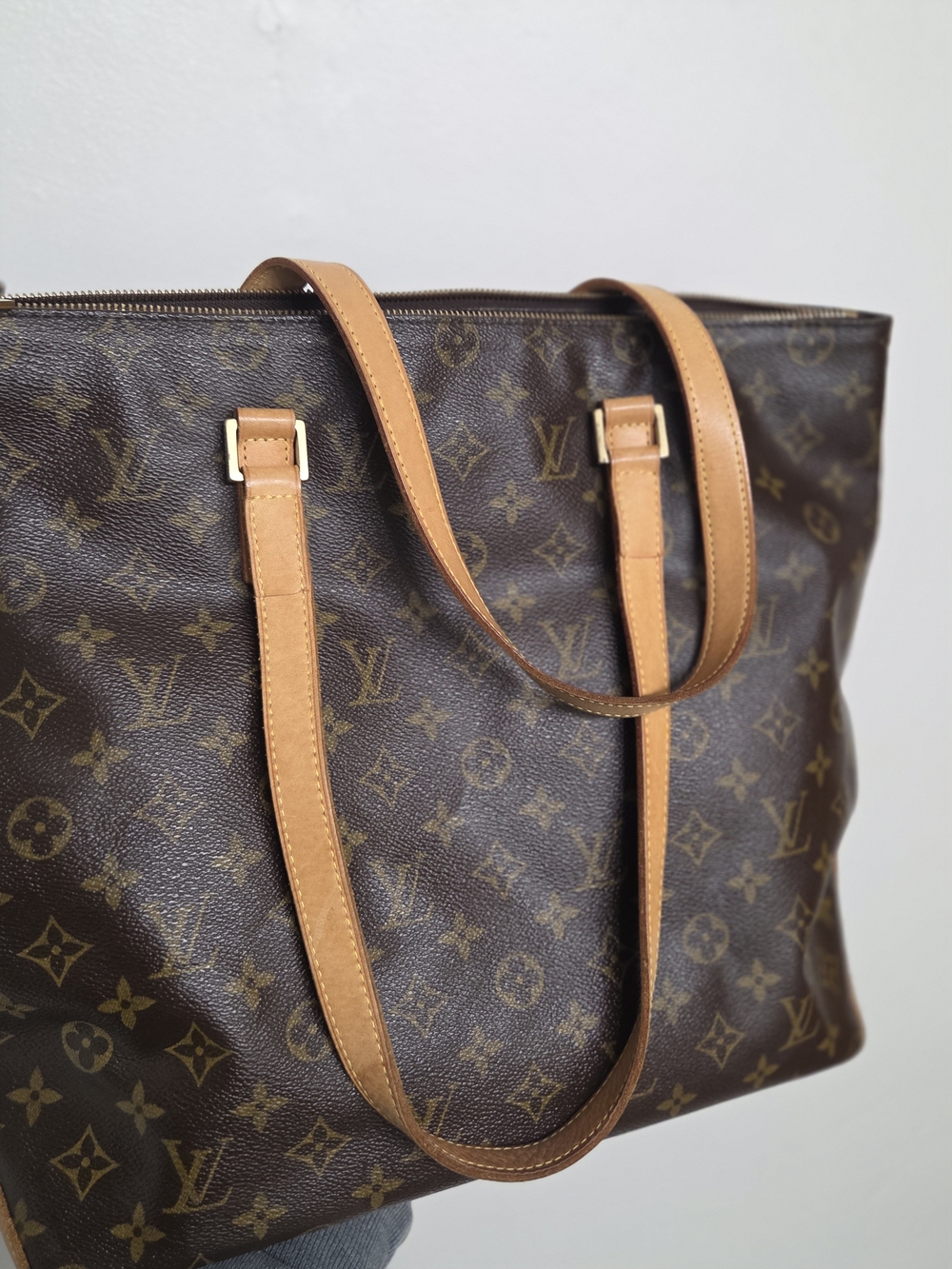 Louis Vuitton Monogram Cabas Mezzo Tote Bag